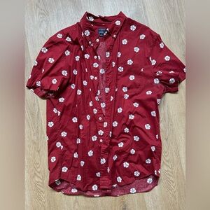 J. Crew Short Sleeve Button Up Floral
